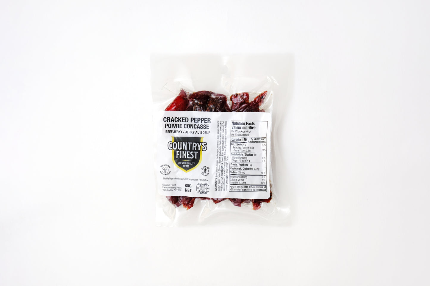 Cracked Pepper Beef Jerky