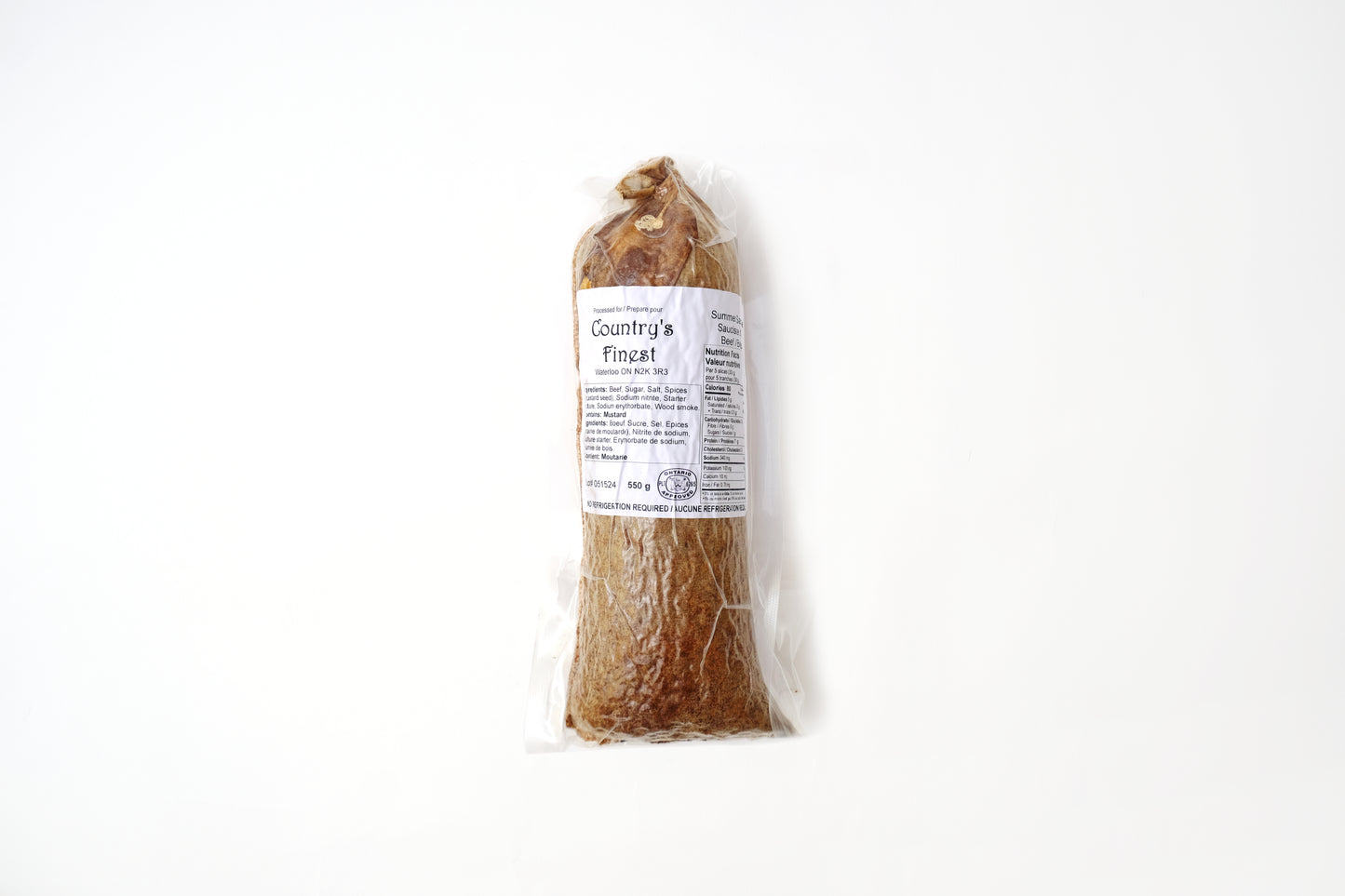 All Beef Summer Sausage